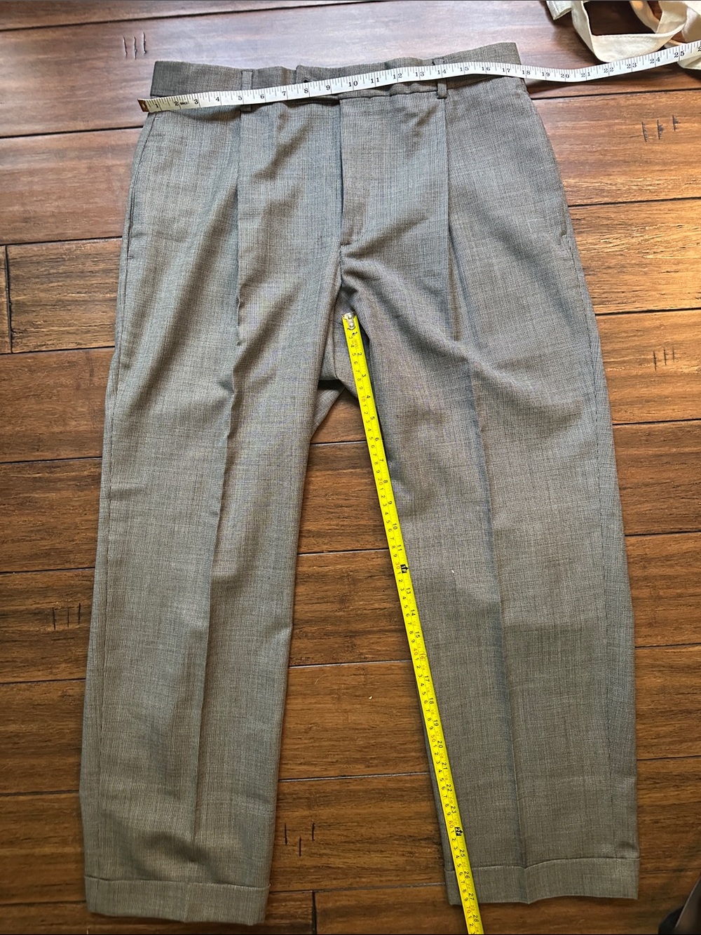 Alfani Men's Gray Pleated Dress Pants